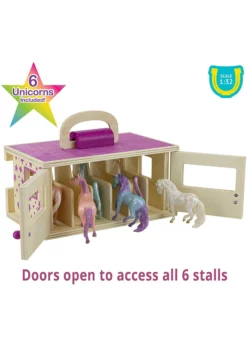 Breyer Unicorn Magic Wooden Carry Case -Toys Elegant shop breyer unicorn magic wooden carry case 4