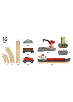 Brio 33061 - Cargo Harbour Set 13 Brio 33061 - Cargo Harbour Set -Toys Elegant shop brio 33061 cargo harbour set 5