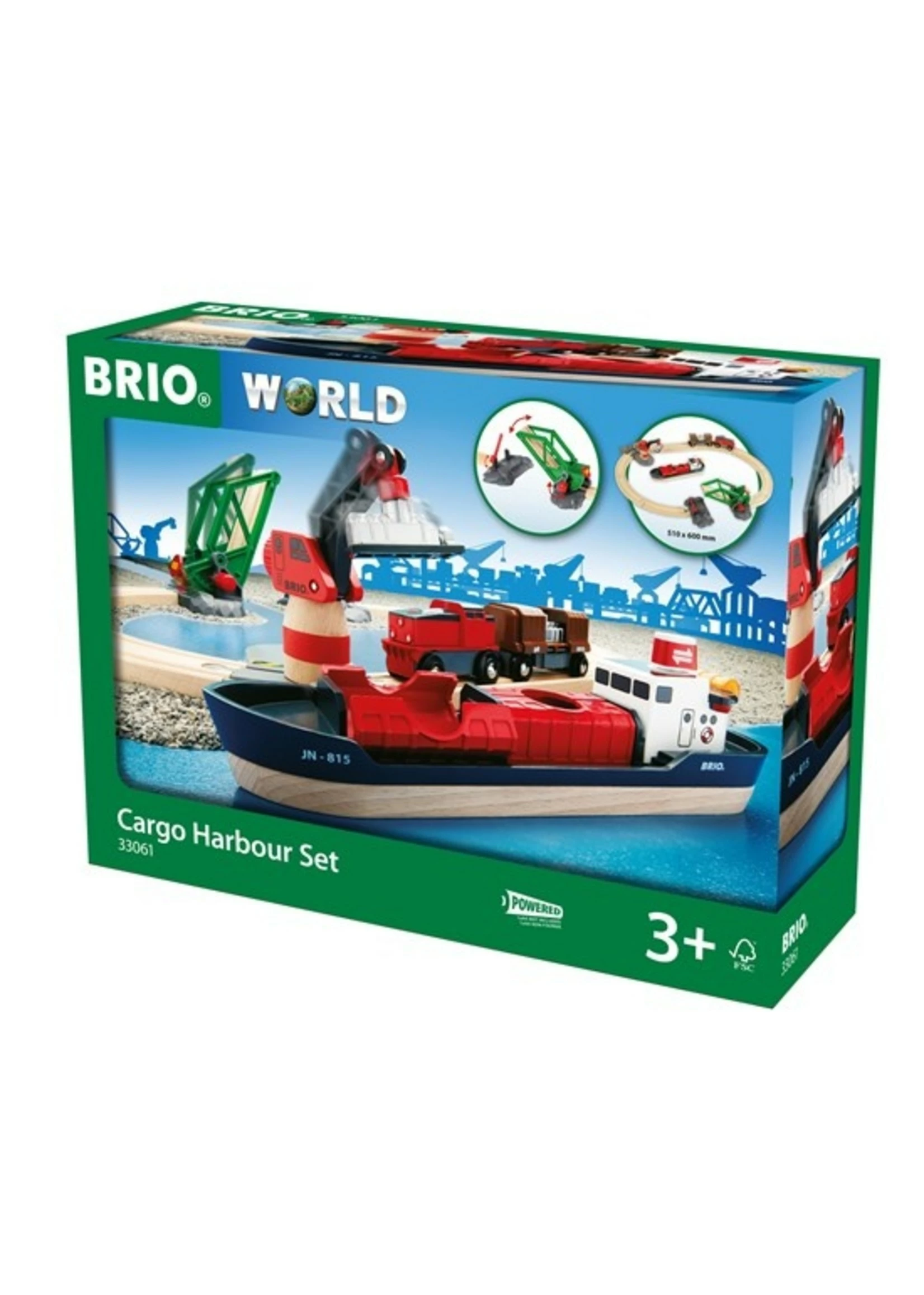Brio 33061 - Cargo Harbour Set 3 Brio 33061 - Cargo Harbour Set
