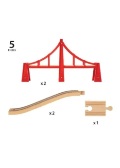Brio 33683 - Double Suspension Bridge -Toys Elegant shop brio 33683 double suspension bridge 2