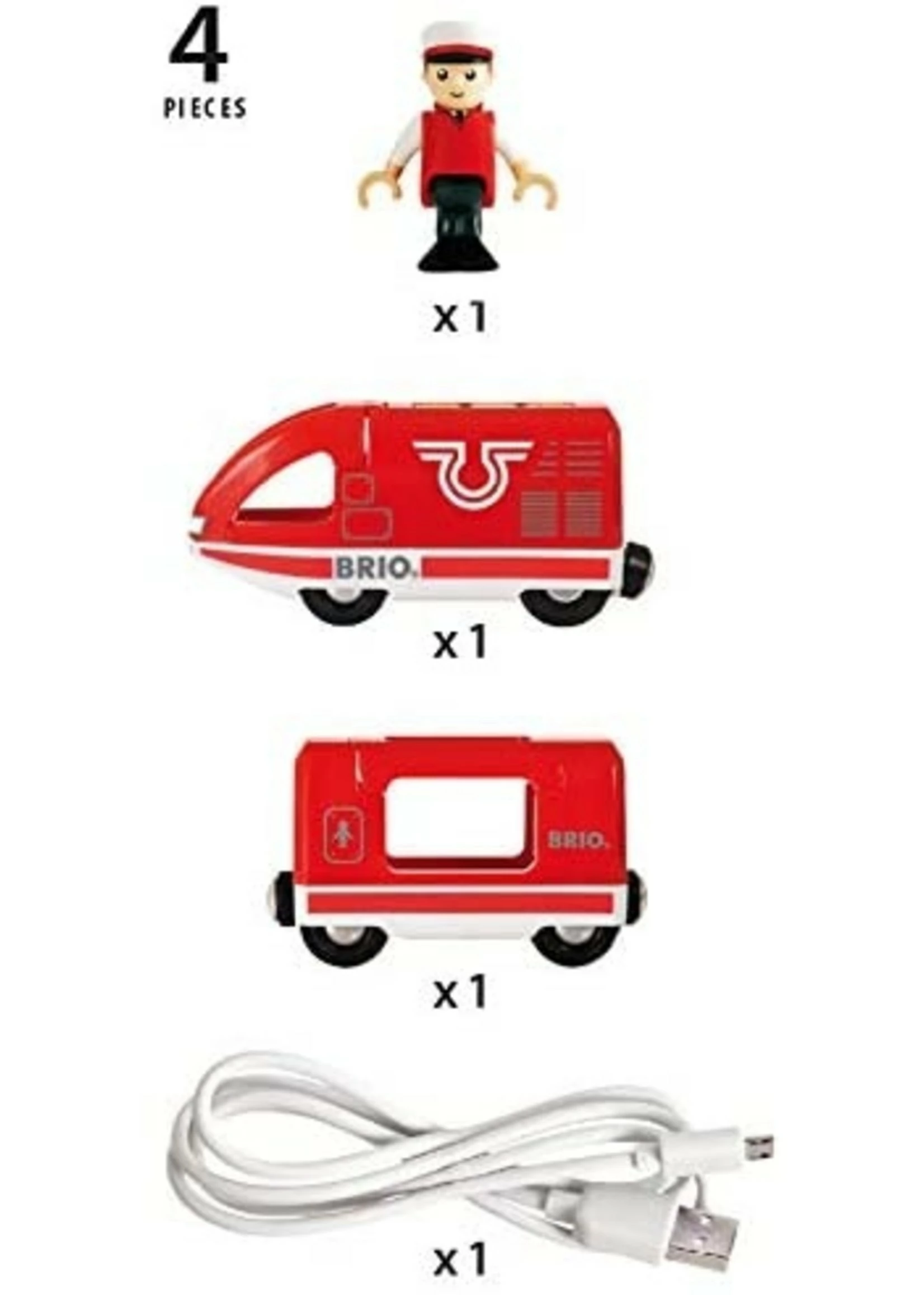 Brio 33746 - Travel Rechargeable Train 5 Brio 33746 - Travel Rechargeable Train - Image 3