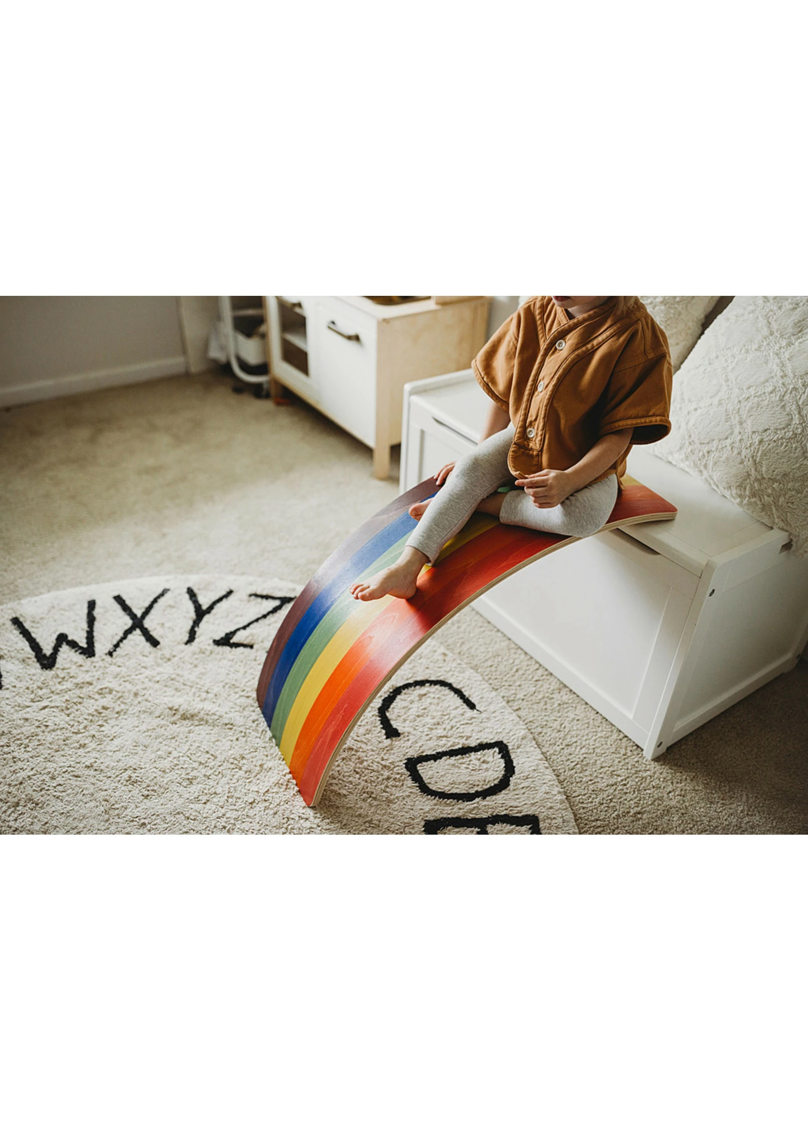 Bunny Hopkins Rainbow Wobble Board 5 Bunny Hopkins Rainbow Wobble Board - Image 3