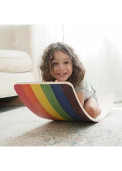 Bunny Hopkins Rainbow Wobble Board