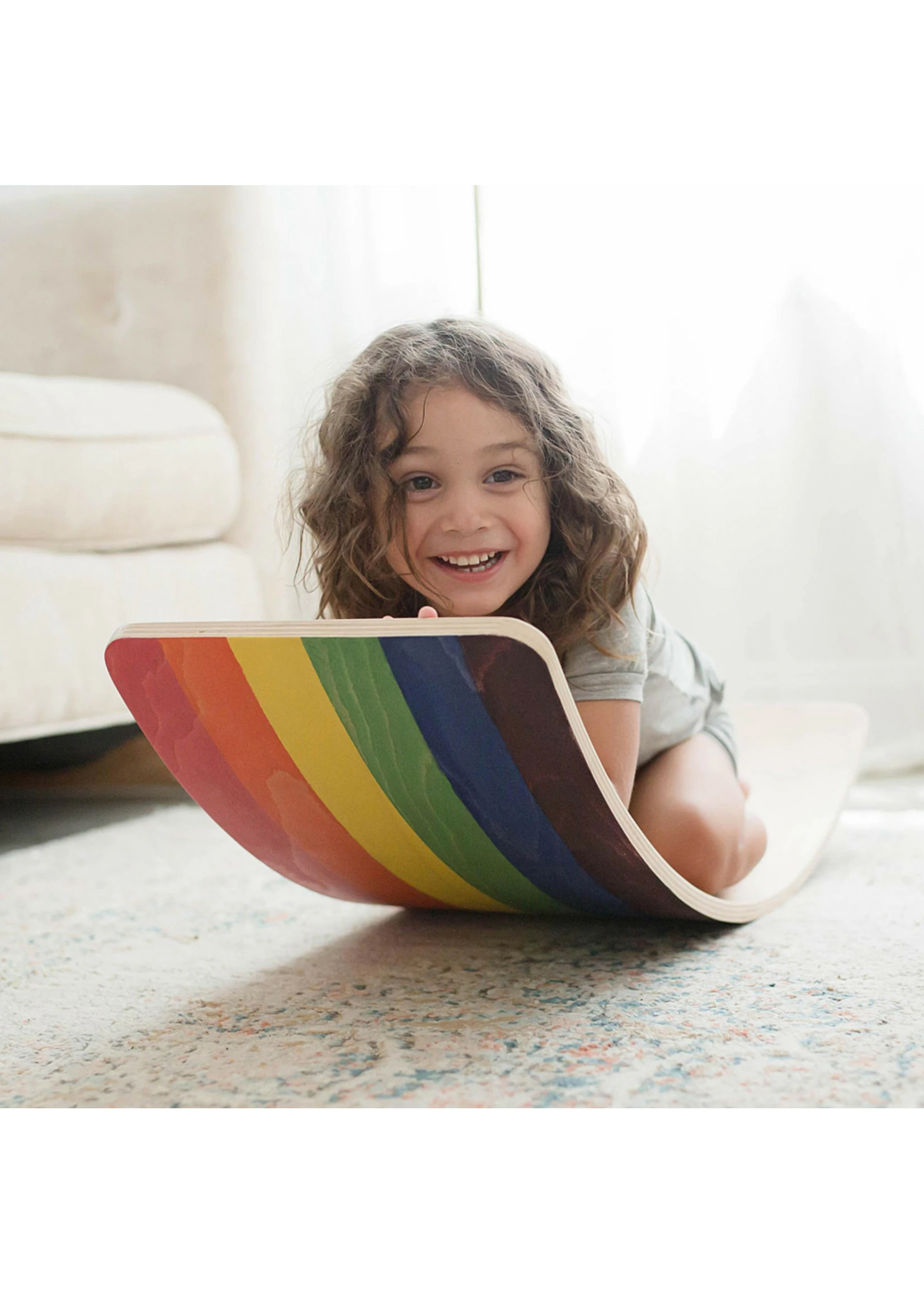 Bunny Hopkins Rainbow Wobble Board 3 Bunny Hopkins Rainbow Wobble Board