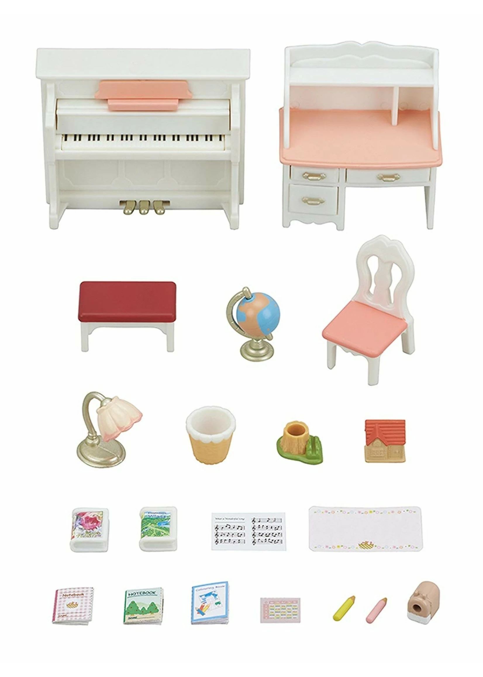 Calico Critters Piano & Desk Set 4 Calico Critters Piano & Desk Set - Image 2