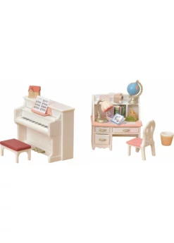 Calico Critters Piano & Desk Set