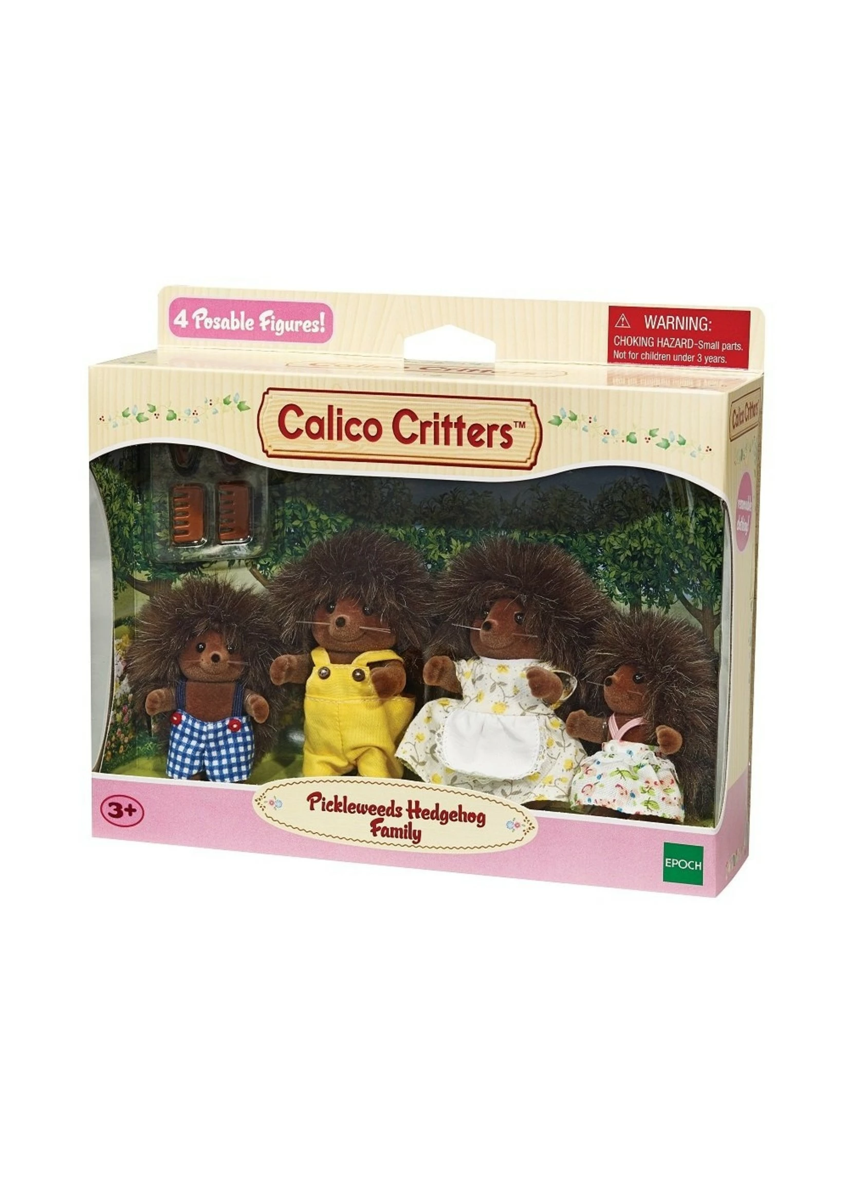 Calico Critters Pickleweeds Hedgehog Family 4 Calico Critters Pickleweeds Hedgehog Family - Image 2