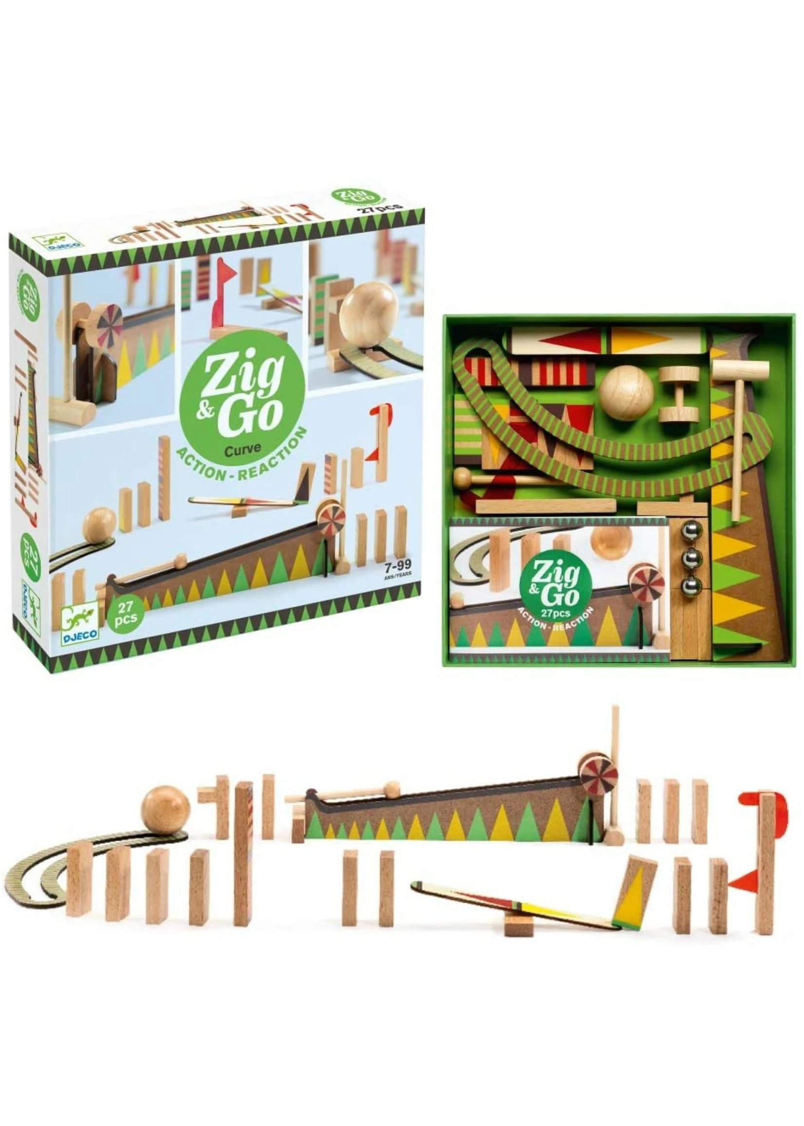 Djeco Zig & Go - 27pc 4 Djeco Zig & Go - 27pc - Image 2