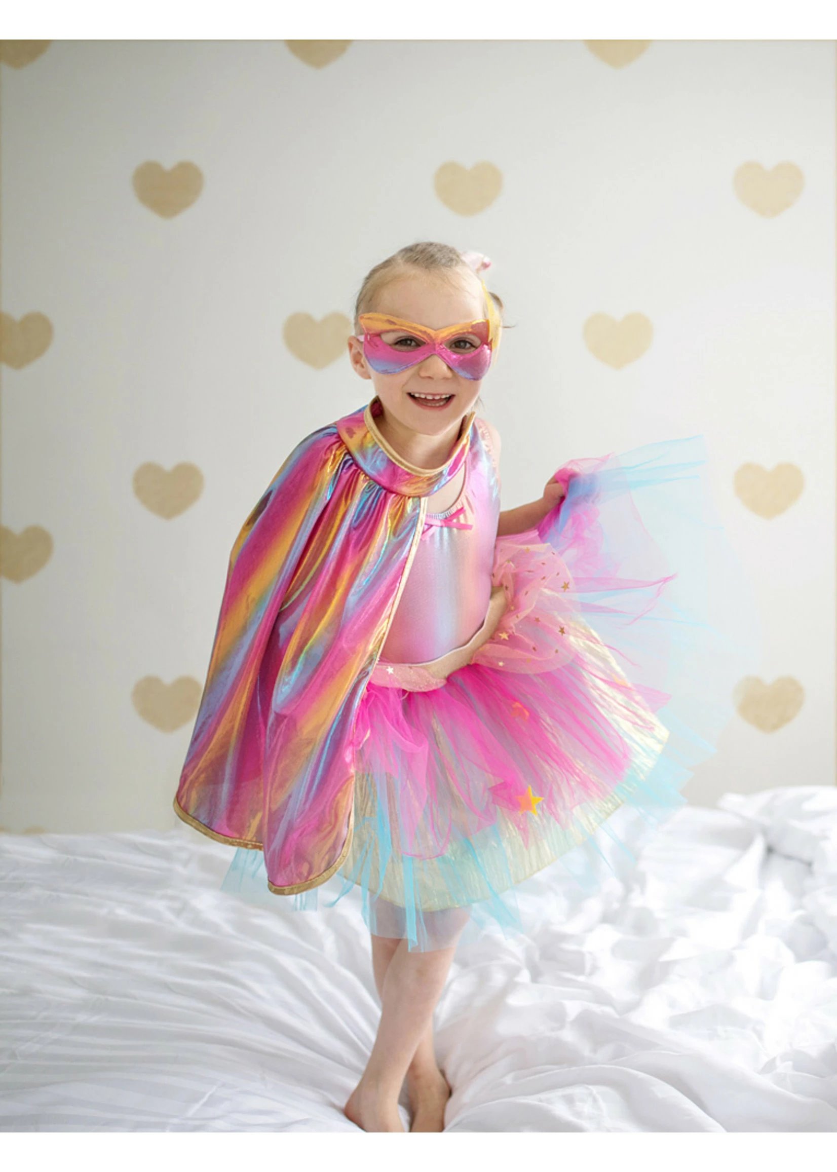 Great Pretenders Super Duper Tutu with Cape and Mask (Size 4-6) 6 Great Pretenders Super Duper Tutu with Cape and Mask (Size 4-6) - Image 4