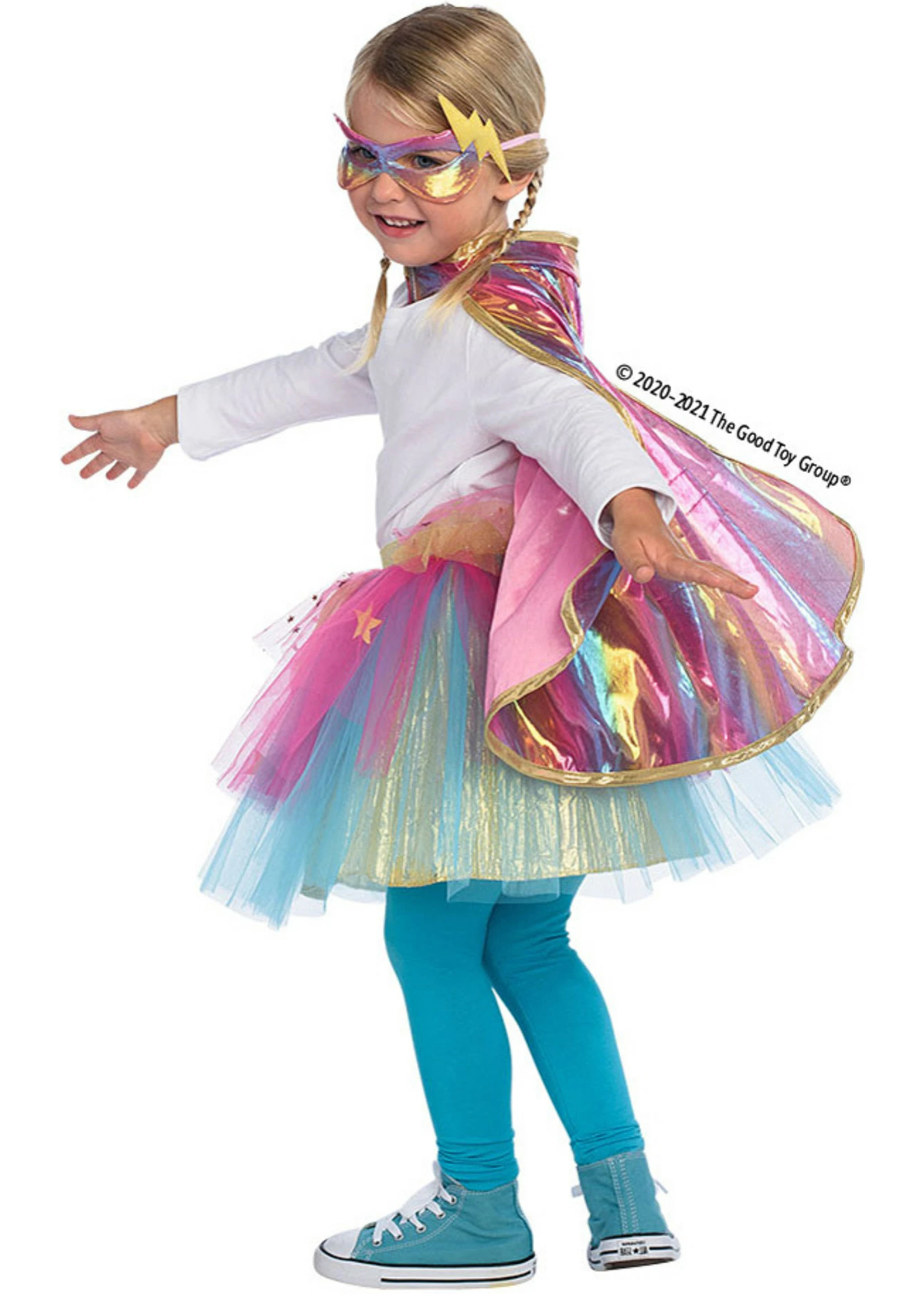 Great Pretenders Super Duper Tutu with Cape and Mask (Size 4-6) 3 Great Pretenders Super Duper Tutu with Cape and Mask (Size 4-6)