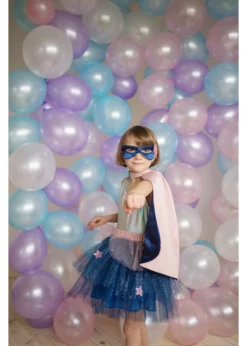 Great Pretenders Super Duper Tutu with Cape & Mask - Navy/Pink, Size 4-6 -Toys Elegant shop great pretenders super duper tutu with cape mask n 3