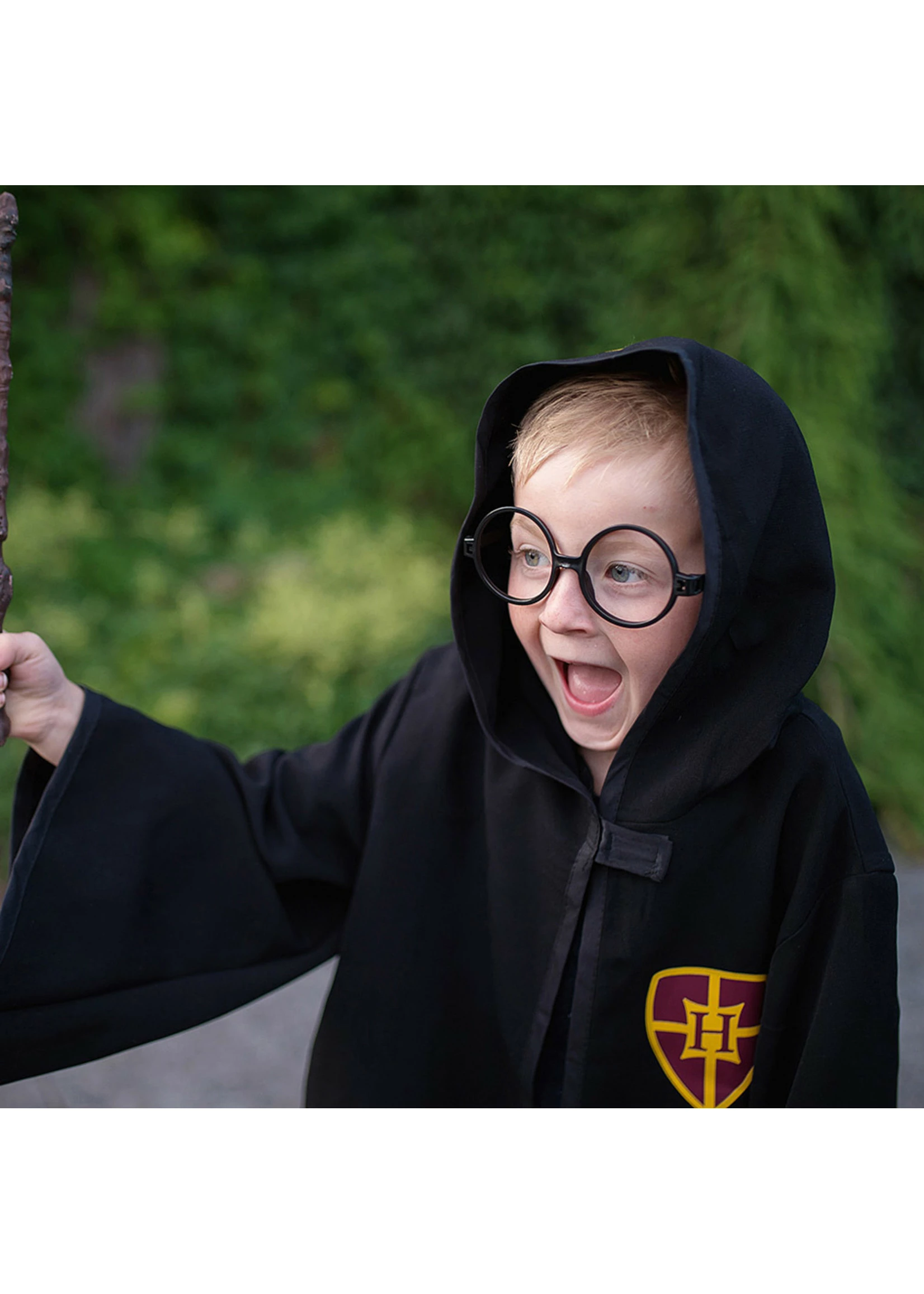 Great Pretenders Wizard Cloak & Glasses (Size 7-8) 4 Great Pretenders Wizard Cloak & Glasses (Size 7-8) - Image 2