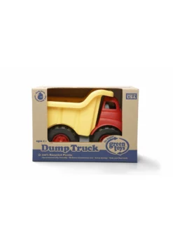 Green Toys Dump Truck in Yellow and Red - BPA Free, Phthalates Free Play Toy