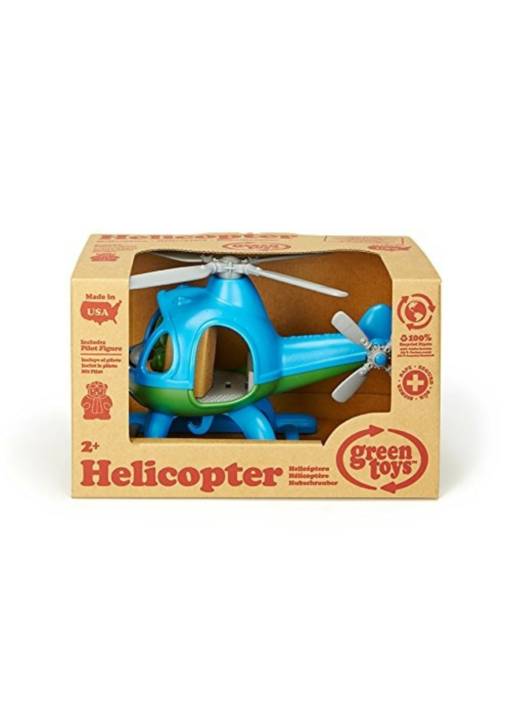 Green Toys Helicopter in Blue and Green Color - BPA Free, Phthalate Free Play Toy 3 Green Toys Helicopter in Blue and Green Color - BPA Free, Phthalate Free Play Toy