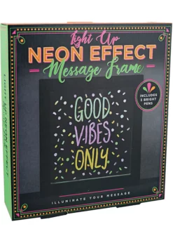 Iscream Light Up Neon Effect Message Frame