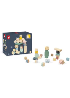 Janod Sweet Cocoon Stacking Stones -Toys Elegant shop janod sweet cocoon stacking stones 2