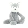 Jellycat Bashful Wolf - Medium 2 Jellycat Bashful Wolf - Medium -Toys Elegant shop jellycat bashful wolf medium