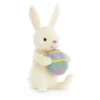 Jellycat Bobbi Bunny with Easter Egg 1 Jellycat Bobbi Bunny with Easter Egg -Toys Elegant shop jellycat bobbi bunny with easter egg