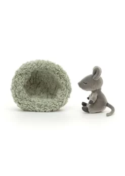 Jellycat Hibernating Mouse 8 Jellycat Hibernating Mouse -Toys Elegant shop jellycat hibernating mouse 2