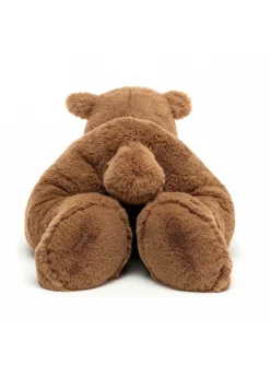 Jellycat Woody Bear (Lying Pose) -Toys Elegant shop jellycat woody bear lying pose 2