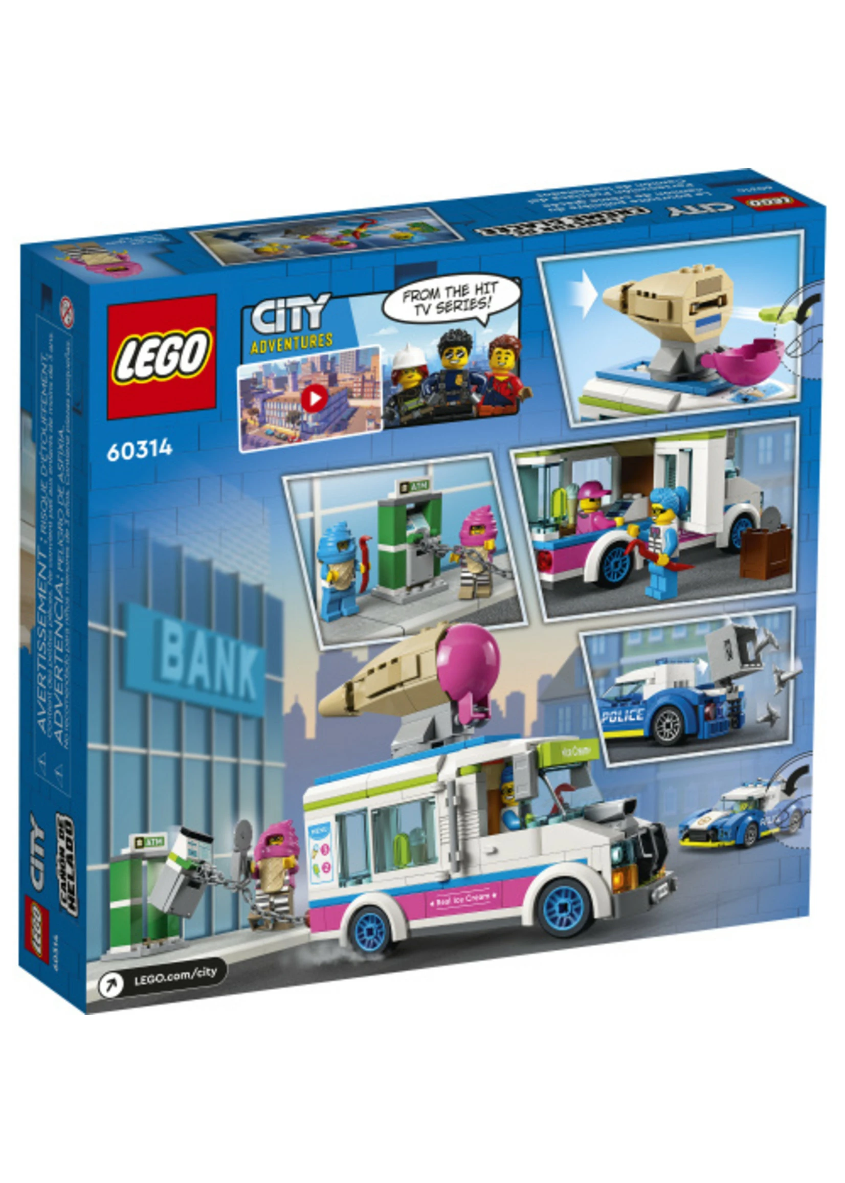 Lego 60314 - Ice Cream Truck Police Chase 4 Lego 60314 - Ice Cream Truck Police Chase - Image 2