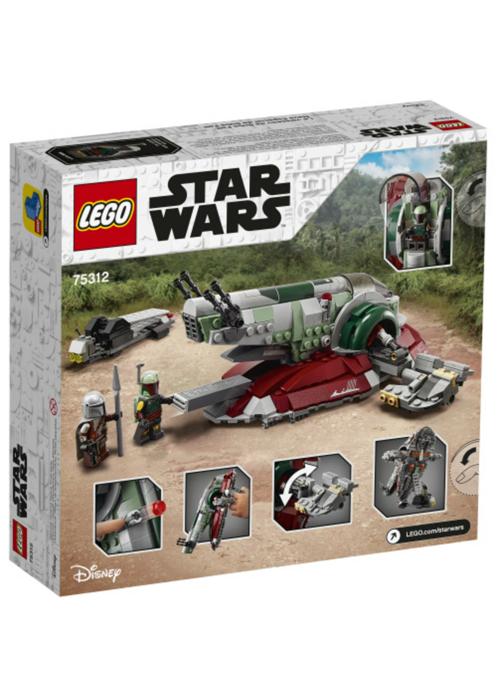 Lego 75312 - Boba Fett's Starship 4 Lego 75312 - Boba Fett's Starship - Image 2