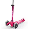 Micro Kickboard Micro Mini Deluxe LED Pink 1 Micro Kickboard Micro Mini Deluxe LED Pink -Toys Elegant shop micro kickboard micro mini deluxe led pink