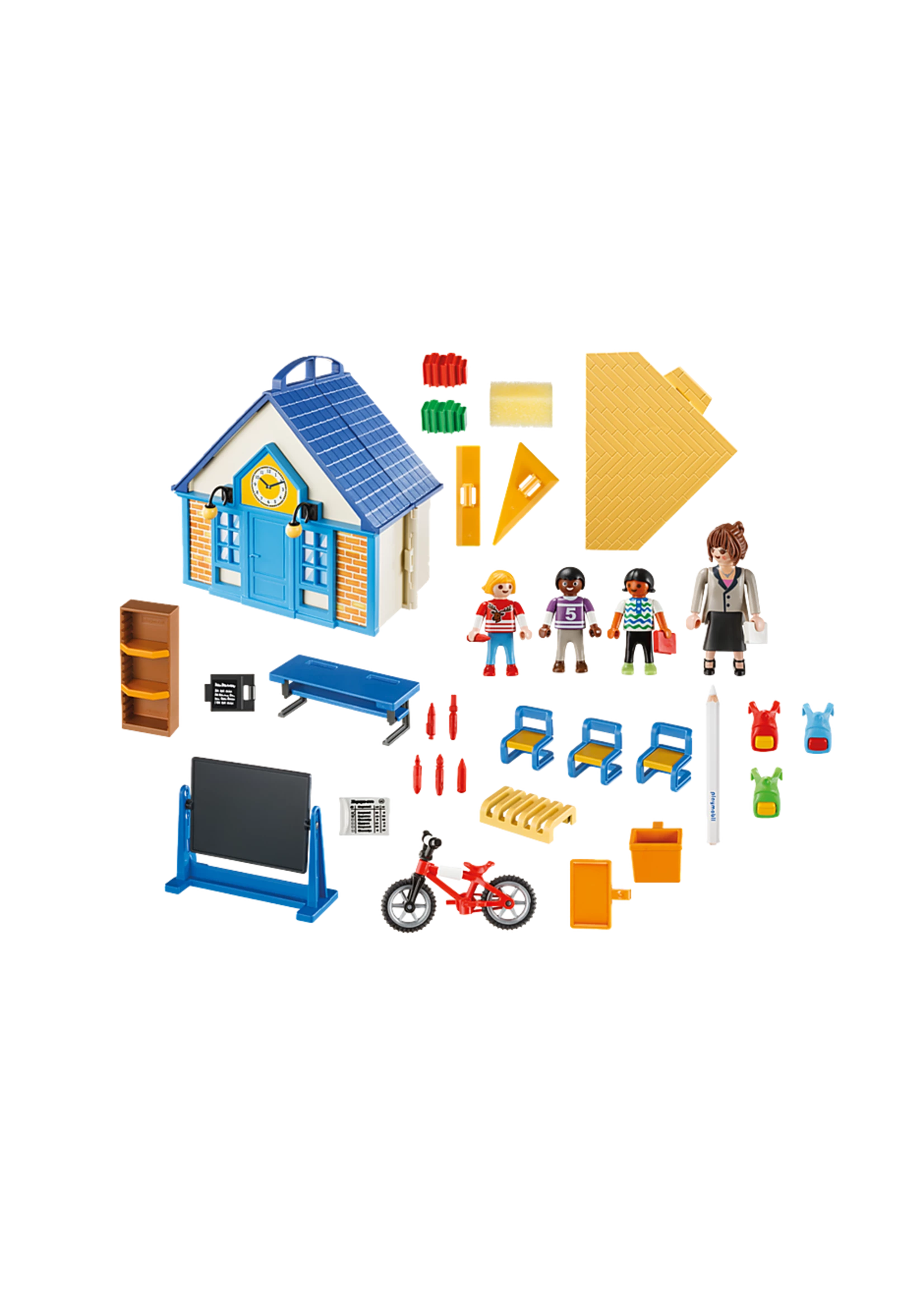 Playmobil 5662 - Take Along - School House 4 Playmobil 5662 - Take Along - School House - Image 2