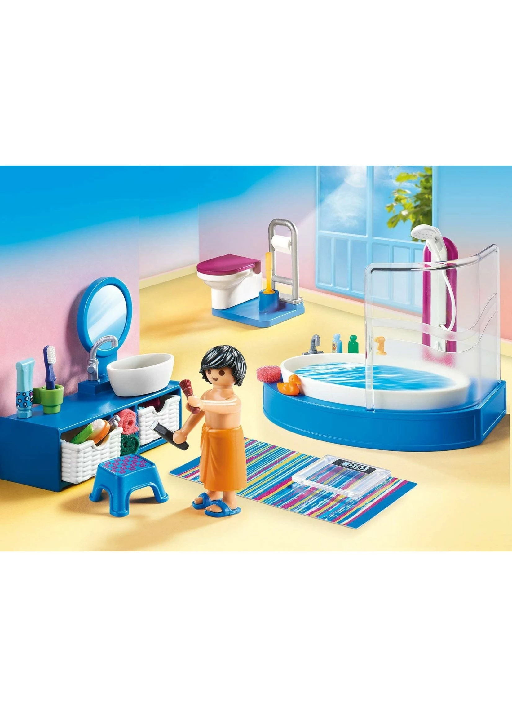 Playmobil 70211 - Bathroom with Tub 4 Playmobil 70211 - Bathroom with Tub - Image 2