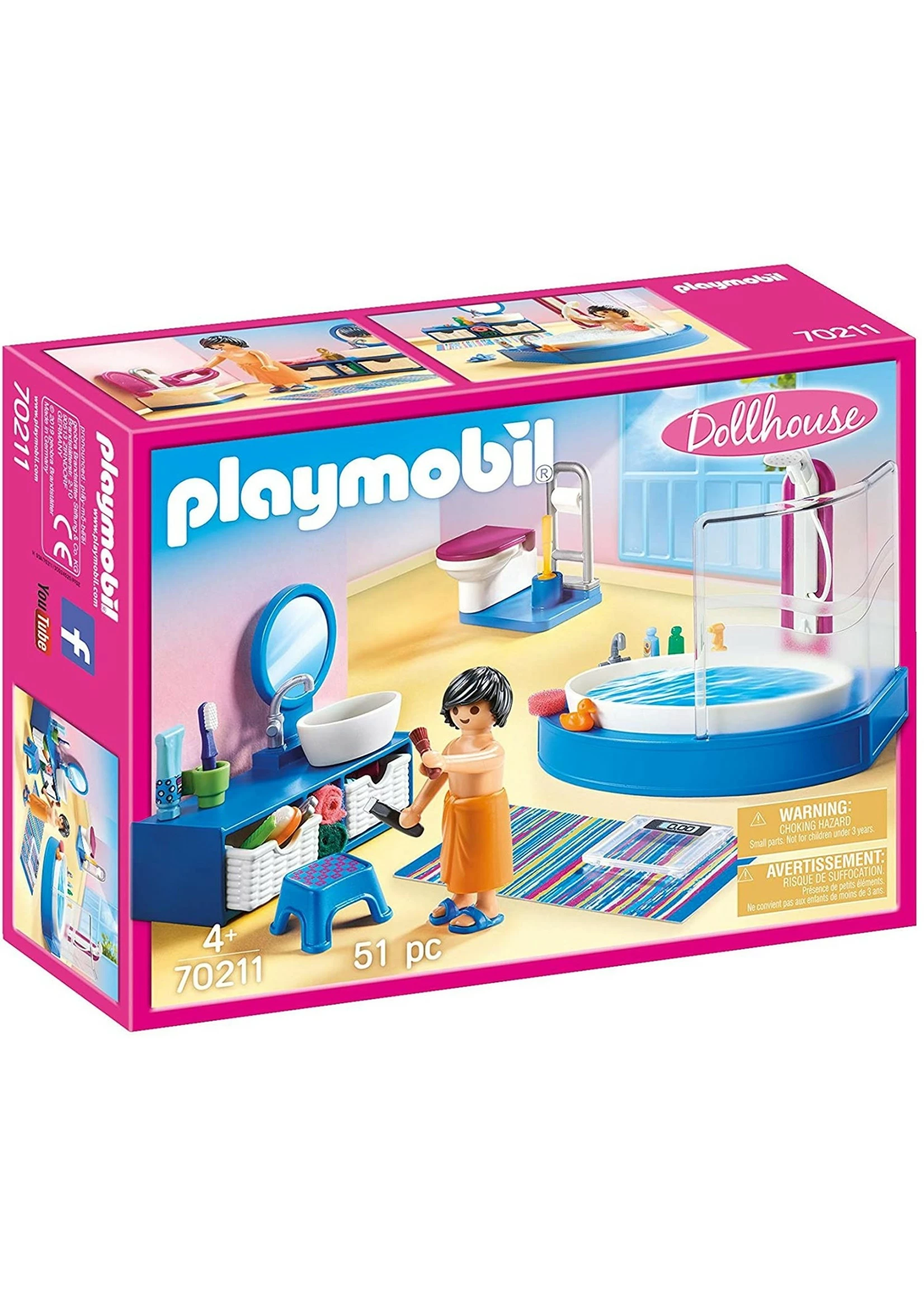 Playmobil 70211 - Bathroom with Tub 3 Playmobil 70211 - Bathroom with Tub