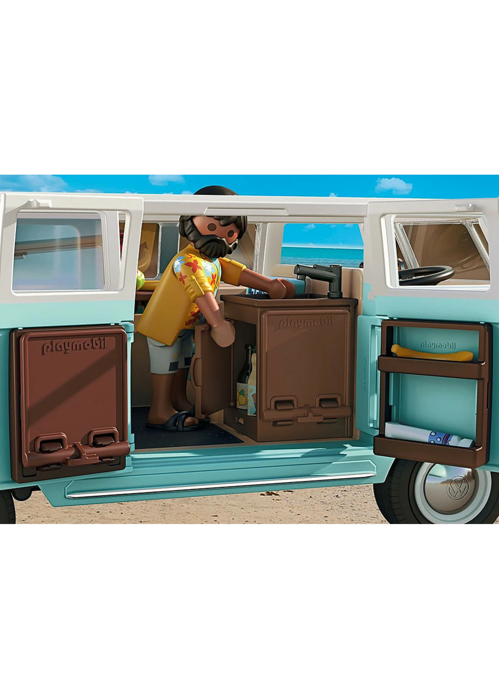 Playmobil 70826 - Volkswagen T1 Camping Bus - Special Edition 9 Playmobil 70826 - Volkswagen T1 Camping Bus - Special Edition - Image 7