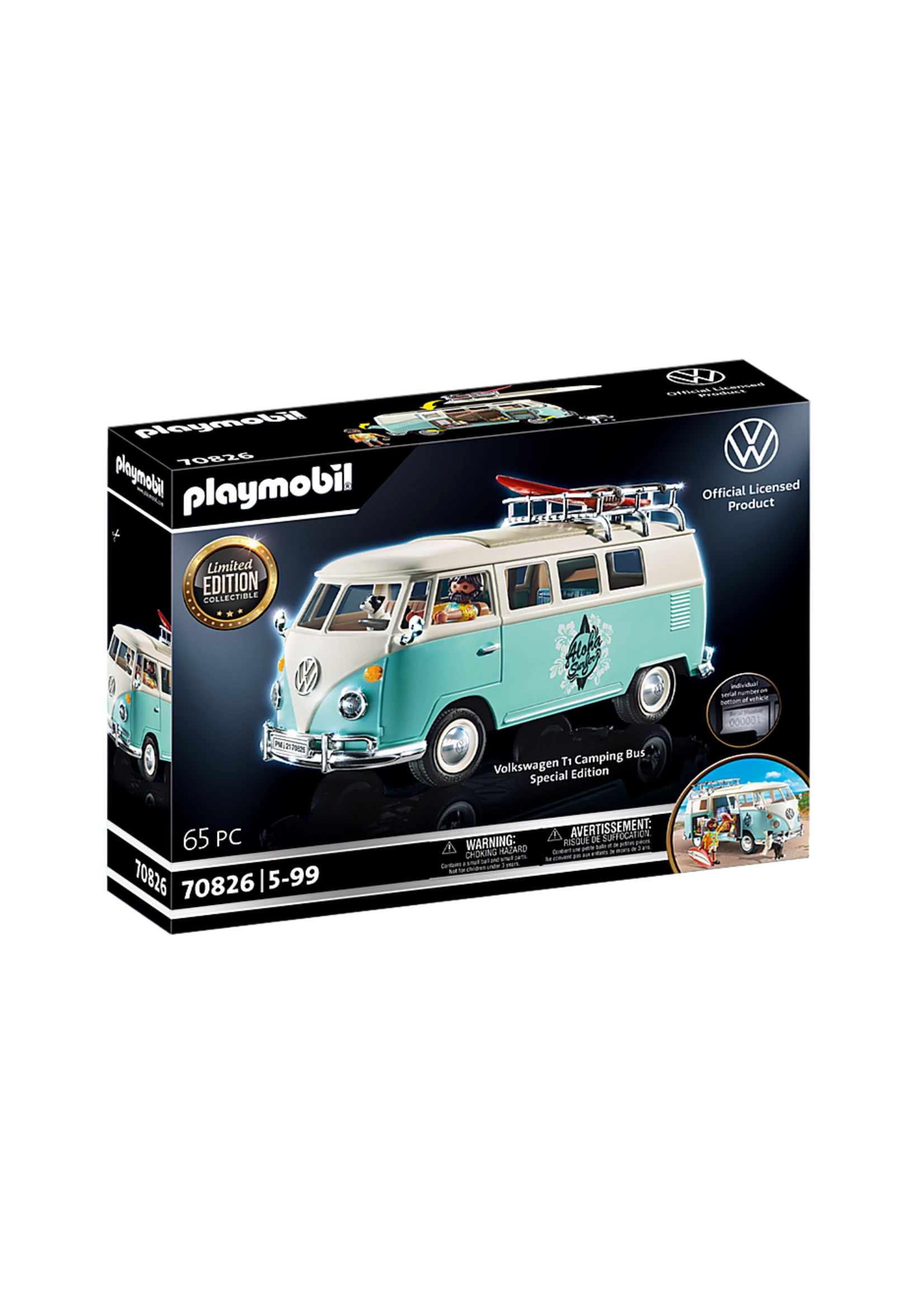 Playmobil 70826 - Volkswagen T1 Camping Bus - Special Edition 3 Playmobil 70826 - Volkswagen T1 Camping Bus - Special Edition