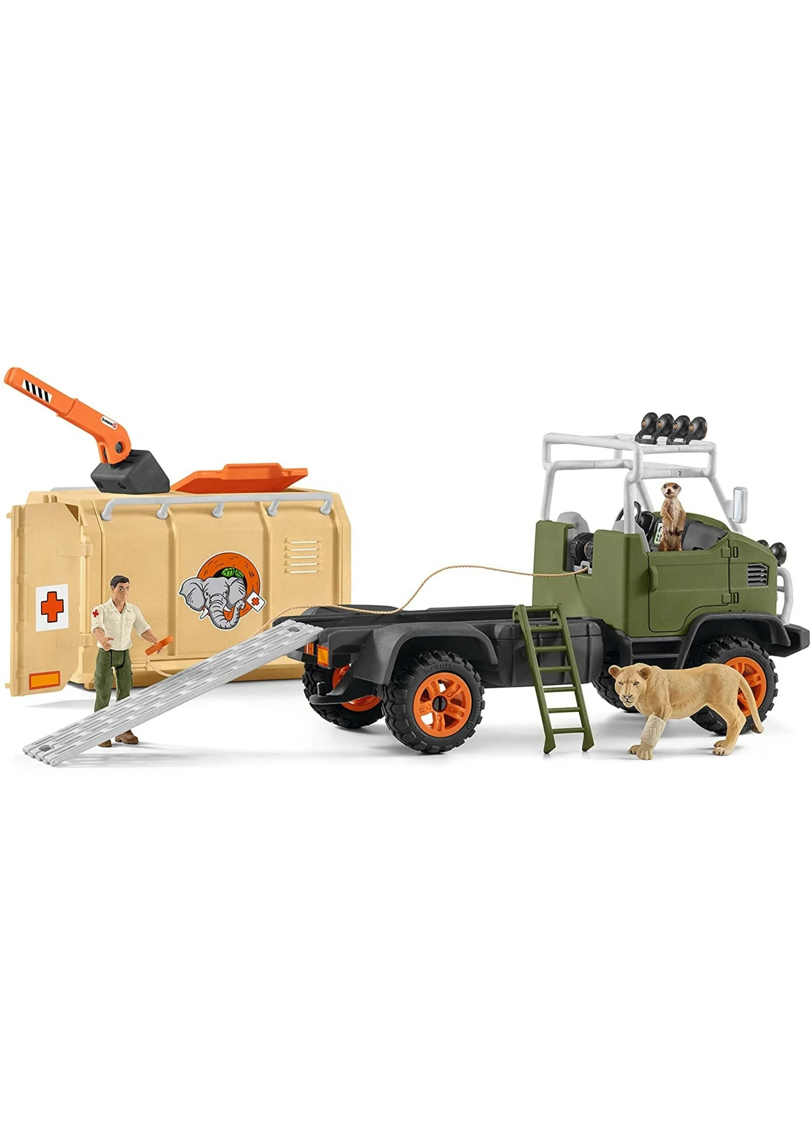 Schleich 42475 - Big Truck Animal Rescue 4 Schleich 42475 - Big Truck Animal Rescue - Image 2