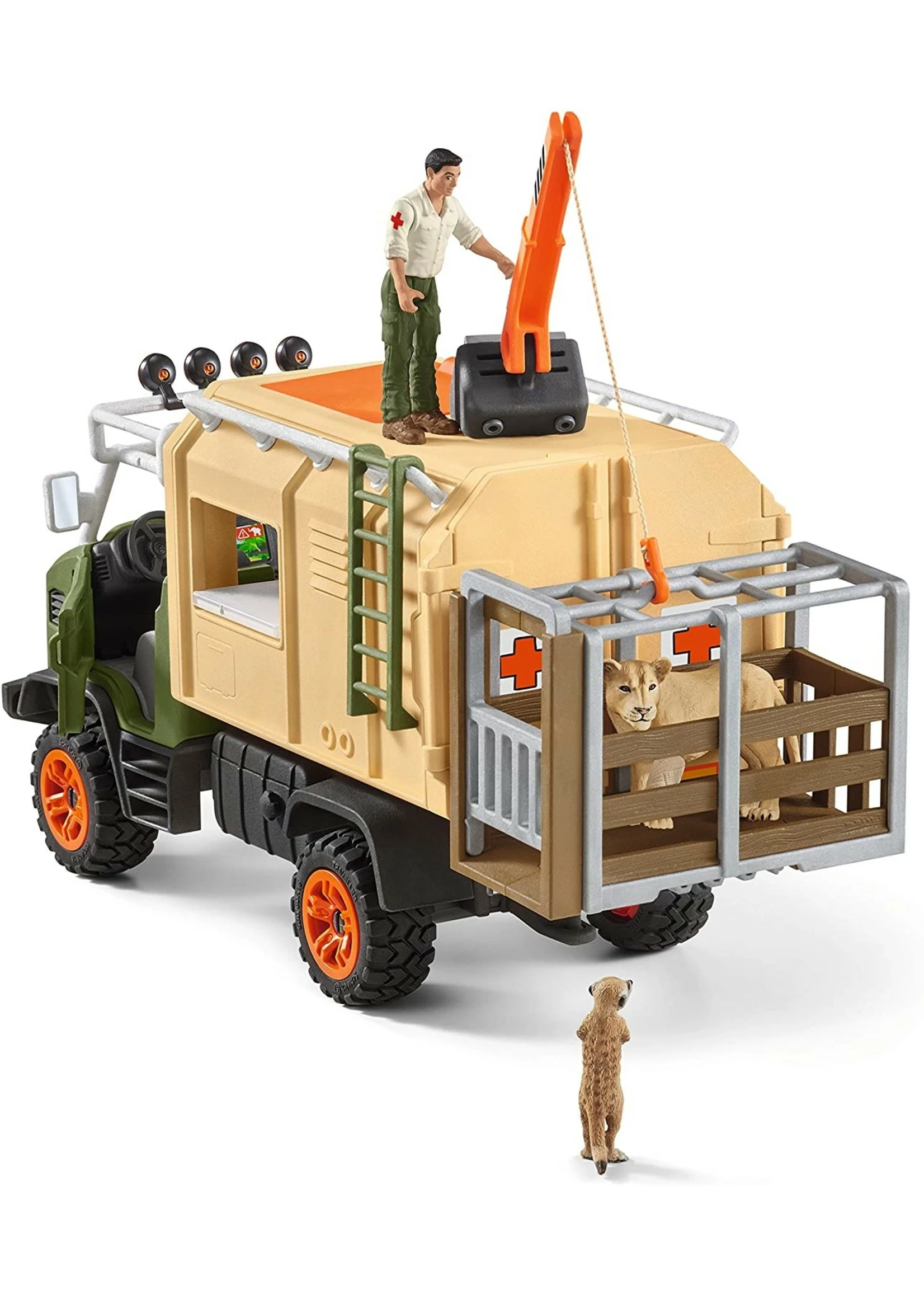 Schleich 42475 - Big Truck Animal Rescue 7 Schleich 42475 - Big Truck Animal Rescue - Image 5