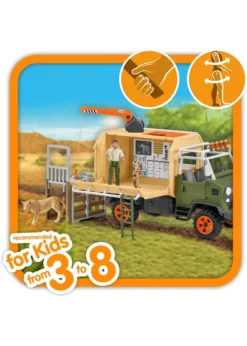 Schleich 42475 - Big Truck Animal Rescue 16 Schleich 42475 - Big Truck Animal Rescue -Toys Elegant shop schleich 42475 big truck animal rescue 5