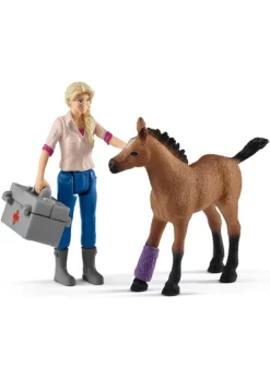Schleich 42486 - Vet Visiting Mare & Foal -Toys Elegant shop schleich 42486 vet visiting mare foal 5