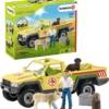 Schleich 42503 - Vet Visit to the Farm -Toys Elegant shop schleich 42503 vet visit to the farm