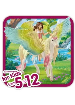 Schleich 70566 - Fairy Surah with Glitter Pegasus -Toys Elegant shop schleich 70566 fairy surah with glitter pegasus 3