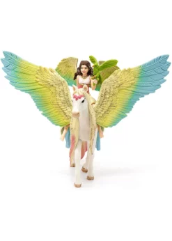 Schleich 70566 - Fairy Surah with Glitter Pegasus -Toys Elegant shop schleich 70566 fairy surah with glitter pegasus 4