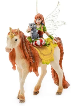Schleich 70567 - Fairy Marween with Glitter Unicorn -Toys Elegant shop schleich 70567 fairy marween with glitter unicorn 3