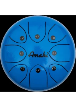 Steel Tongue Drum 8" - Blue