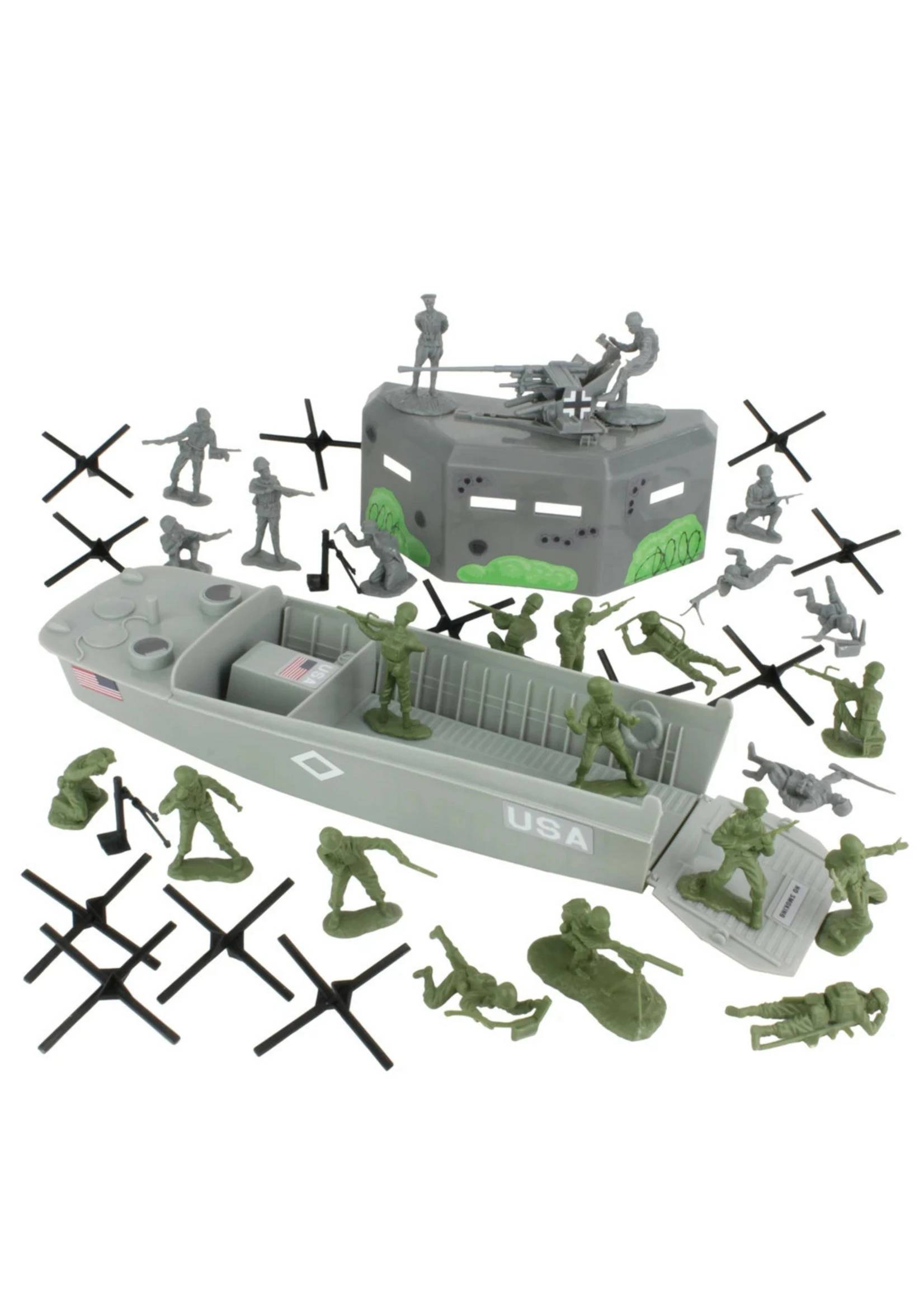 Stevens International 40027 - WWII D-Day Plastic Army Men Utah Beach - 40 Piece 13 Stevens International 40027 - WWII D-Day Plastic Army Men Utah Beach - 40 Piece - Image 11
