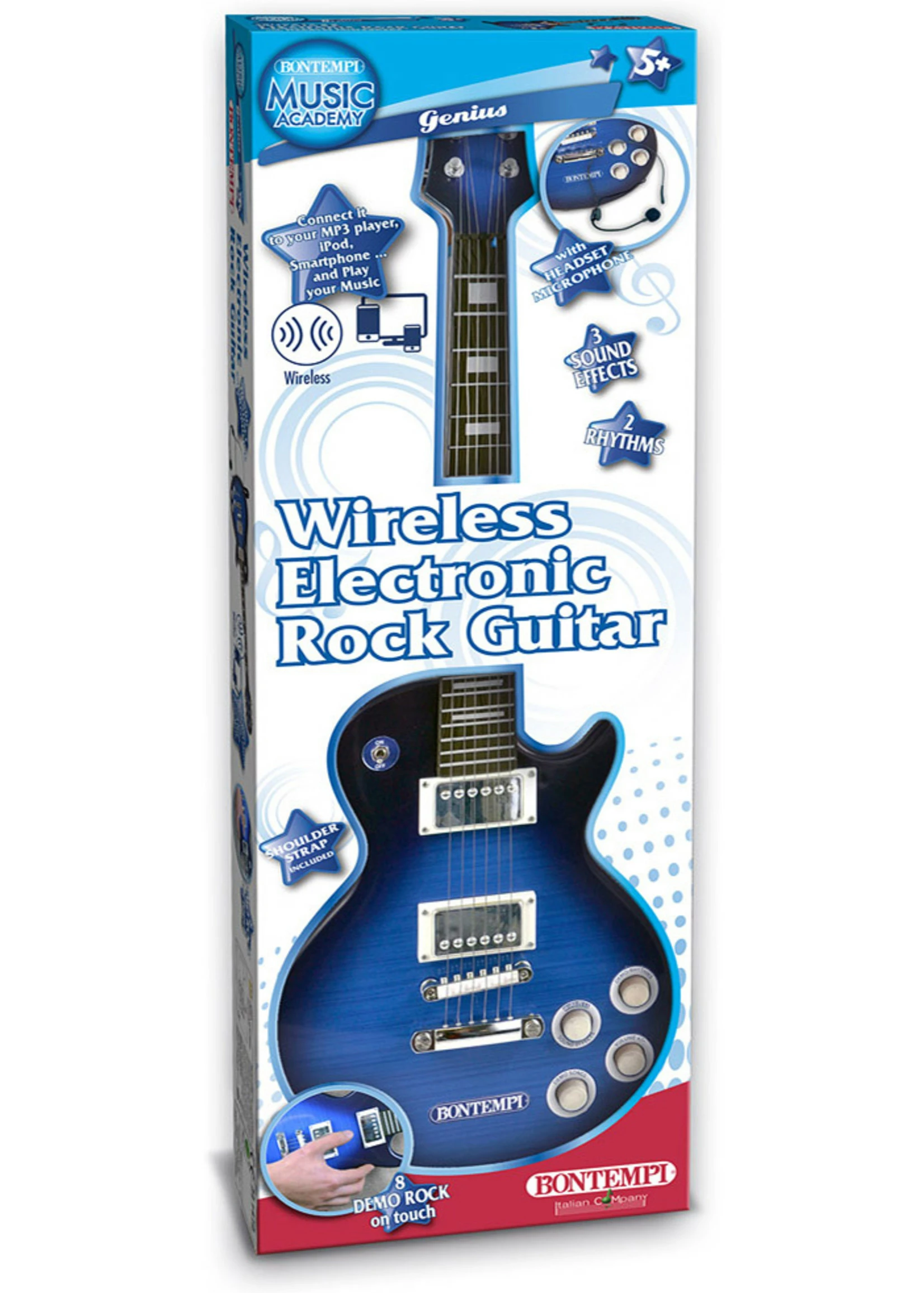 The Original Toy Company Bontempi Wireless Electronic Rock Guitar 4 The Original Toy Company Bontempi Wireless Electronic Rock Guitar - Image 2