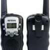 US Toy Kids Walkie Talkies with Flashlight - Black