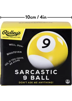 Wild + Wolf Ridley's® Sarcastic 9 Ball -Toys Elegant shop wild wolf ridleys sarcastic 9 ball 3